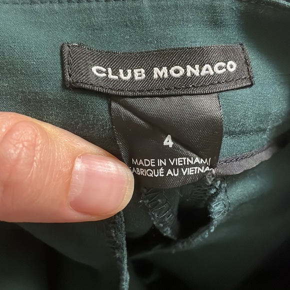 Club Monaco dress pants skinny leg trousers - Picture 3 of 3